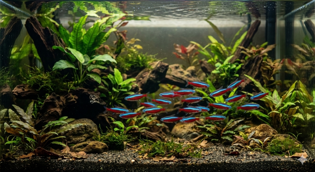 Tetra Cardinal: O Brilho Amazônico no Seu Aquário